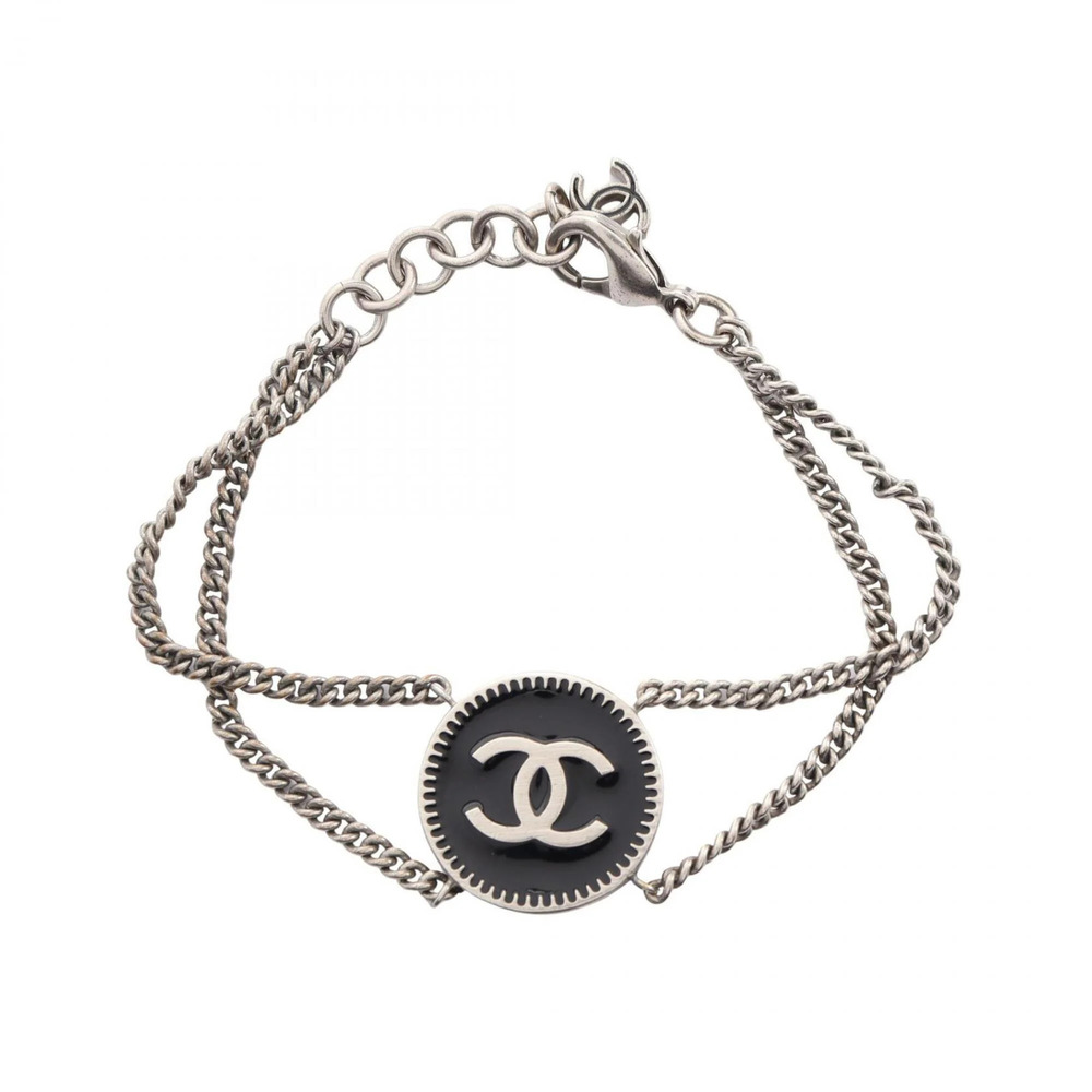 CHANEL Black Charm Bracelet
